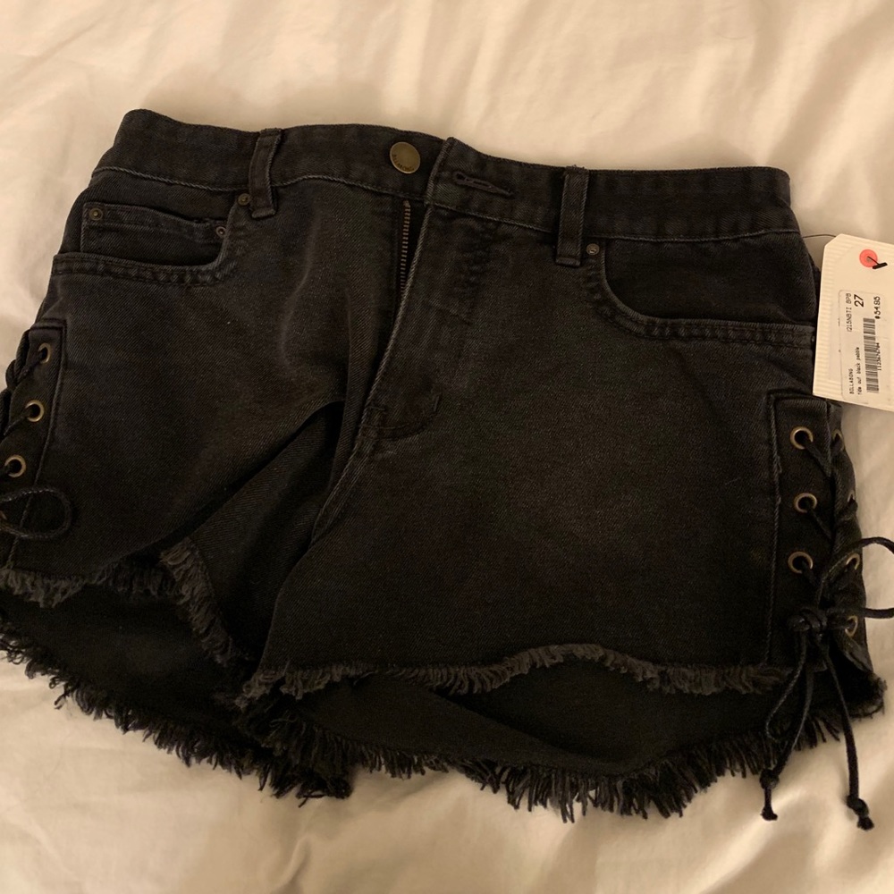 BillaBong Black denim shorts